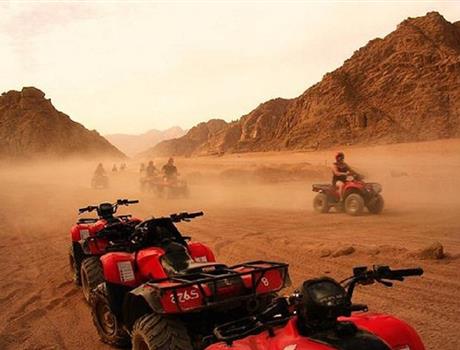 Quad biking with Camel ride & Beduin dinner